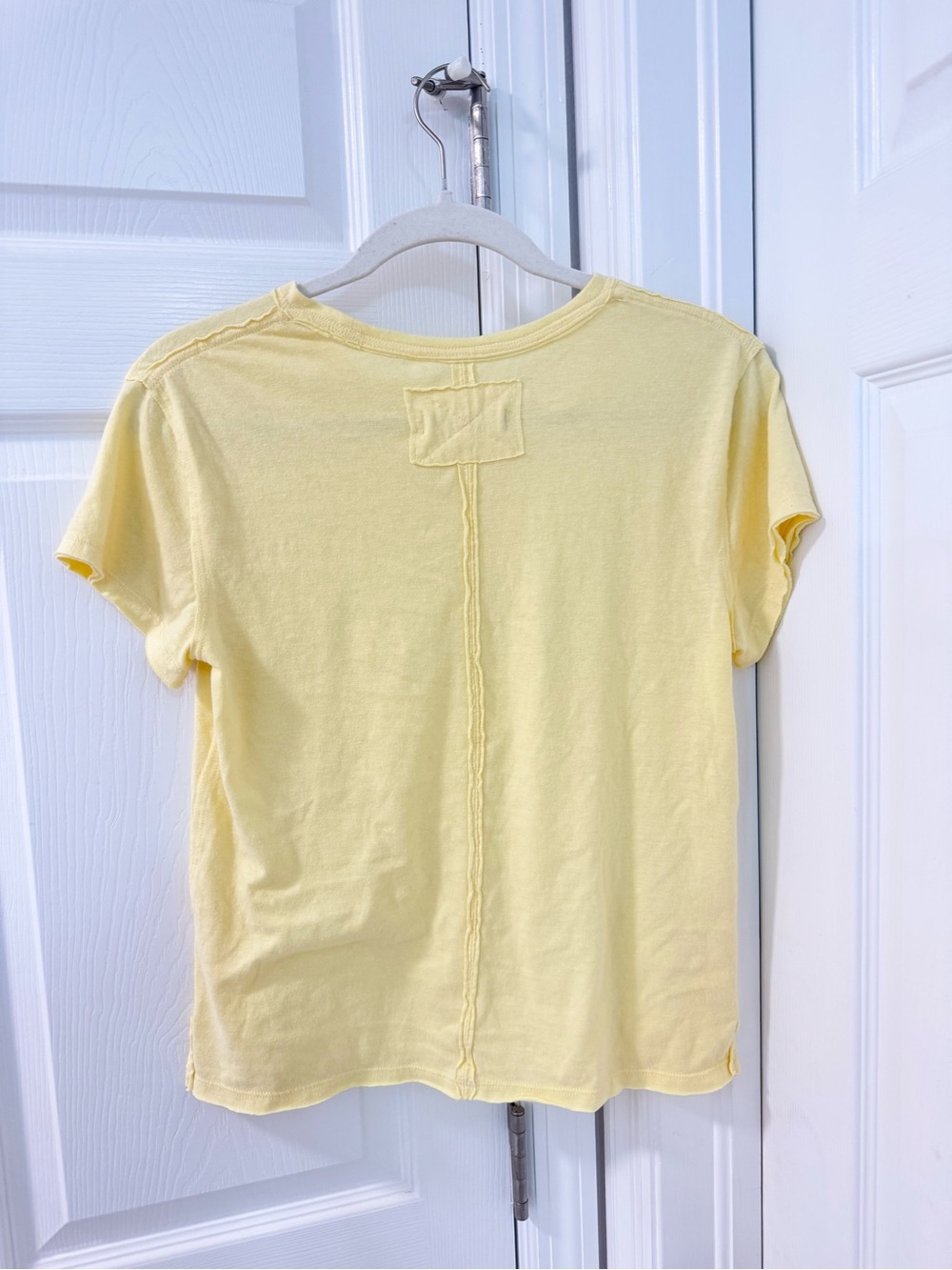 Free people We The Free Nova Tee size small yellow lemon - Picture 4 of 6